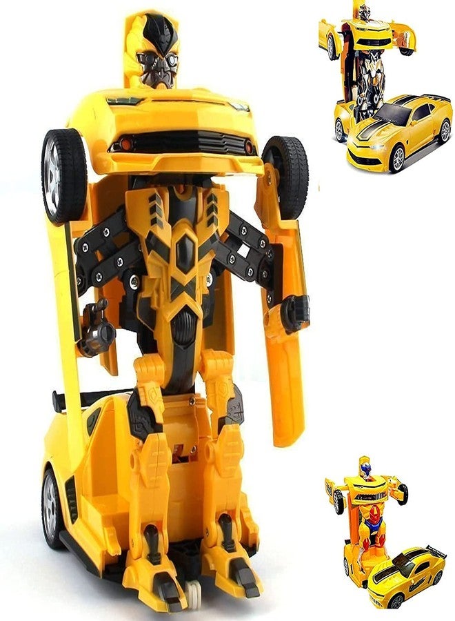 VRION Toy Deform Robot Car For Kids,Go Action 2 In 1 Robot Car With LED Lights (Robot (Style 1), Assorted - Image 1